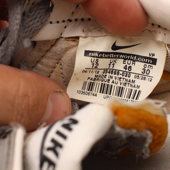 Nike Classic Cortez Nylon Anthracite Pilgrim Men's Size 12 Sneakers 354698-030 - Picture 3 of 11